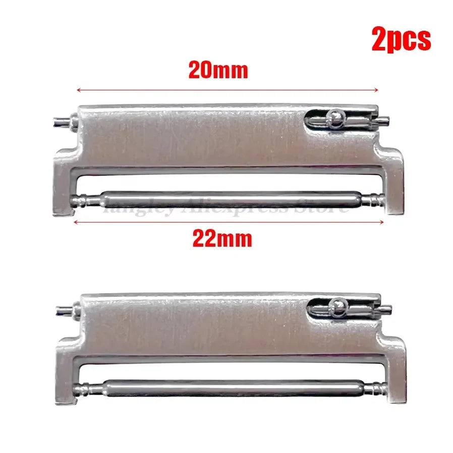 1 paio di adattatori per cinturini: da 18 mm a 20 mm, 22 mm, da 20 mm a 18/20/22 mm, da 22 mm a 22 mm, connettori a perno a sgancio rapido, accessori per cinturini.