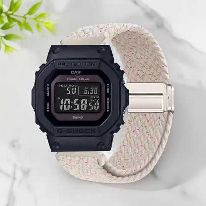 Bracelet en nylon de 18 mm pour montre Casio Small Square AE1200/1300/F91W/W218/F108, boucle magnétique élastique