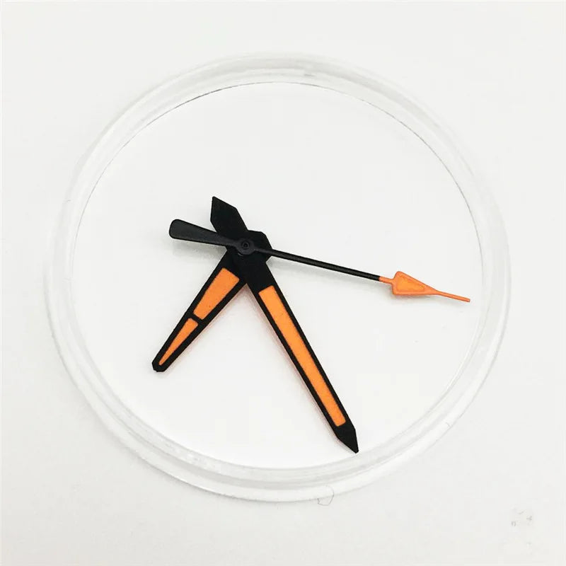 Aiguilles de montre modifiées pour mouvement NH35 NH36, aiguilles de montre lumineuses vertes, accessoires de montre NH35 NH36