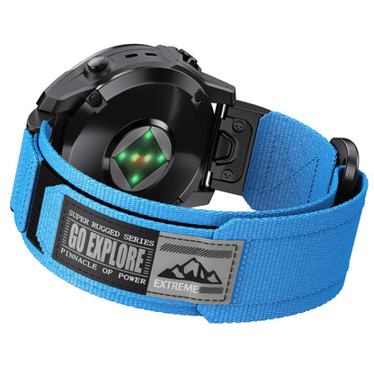 Cinturino per orologio in Velcro QuickFit da 22 mm 26 mm per Garmin Fenix E 8 7 7X 6 6X Pro 5 5X, Epix 2 Pro, Instinct 3 2, Forerunner 955 945