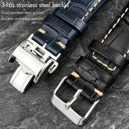 Cinturino per orologio in vera pelle, 13mm 16mm 18mm 19mm 20mm 21mm 22mm, per Longines Master Collection L2 L3 L4, cinturino in pelle bovina