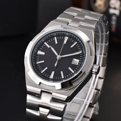 Men's 41mm NH35 watch with fully automatic movement, sapphire crystal, night light, waterproof, casual business watch