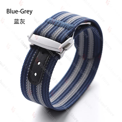 Bracelet de montre en Nylon de 20mm pour Seiko pour sangles à boucle Tudor Bracelet de montre pour Omega hommes Sport militaire Bracelet de fixation étanche