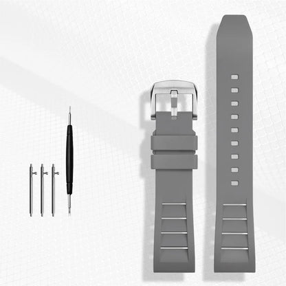 FKM bracelet de montre en caoutchouc fluoré 20mm 21mm 22mm 24mm pour breitling omega seiko casio mido bracelet de montre bracelet de montre de sport anti-poussière