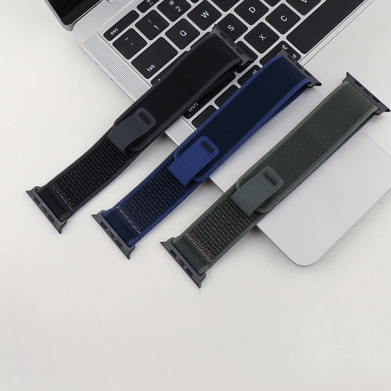 适用于 Apple Watch Ultra 3 2 的 Trail 回环式表带，49mm 46mm 44mm 45mm 40mm 41mm 42mm，兼容 iWatch 系列 11 10 SE 9 8 7 的表带 Correa