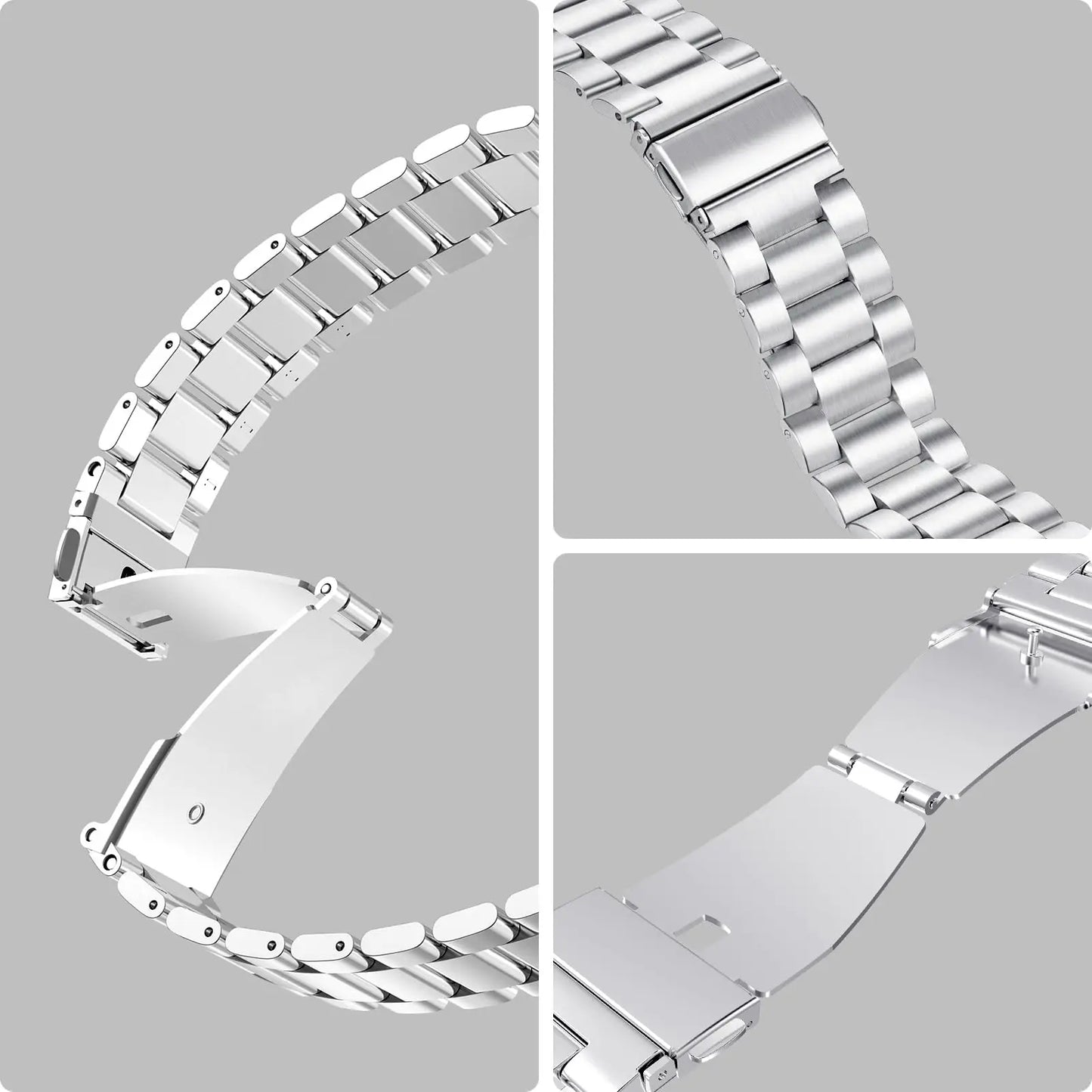 Bracelet en acier sans espaces pour Samsung Galaxy Watch 7 6 5 4 40mm 44mm 5Pro 45mm bracelet en métal pour Galaxy Watch 6 4 Classic 47mm 46mm 43mm