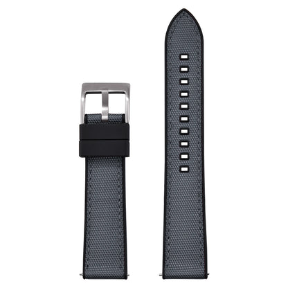 Bracelet de montre FKM en Nylon hybride de haute qualité 20mm 22mm bracelets de montre en caoutchouc fluoré en Nylon à dégagement rapide pour chaque marque montres de plongée