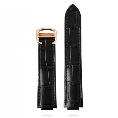 カルティエ バロンブルー用 本革時計ベルト、牛革ストラップ、20mm 18mm 16mm、時計用バンド