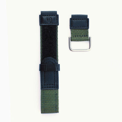 Bracelet de montre AW-80V-1/ W-94H//AW-82//W-218H Bracelet en nylon noir. Convient à la plupart des montres de sport de 18 mm