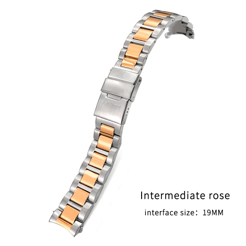 Bracelet de montre en acier inoxydable, 19mm, 21mm, 22mm, pour Longines Conquest HydroConquest L3.782 L3.641 L3.841, bracelet de montre en métal massif