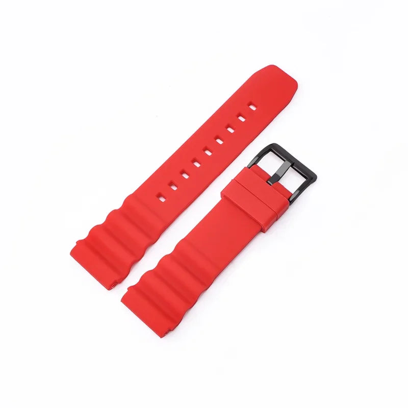 Bracelet de montre en Silicone, 20mm 22mm, pour Rolex SUBMARINER, étanche, pour plongée, Seiko SKX007 SRP777J1, Bracelet de sport pour citoyen