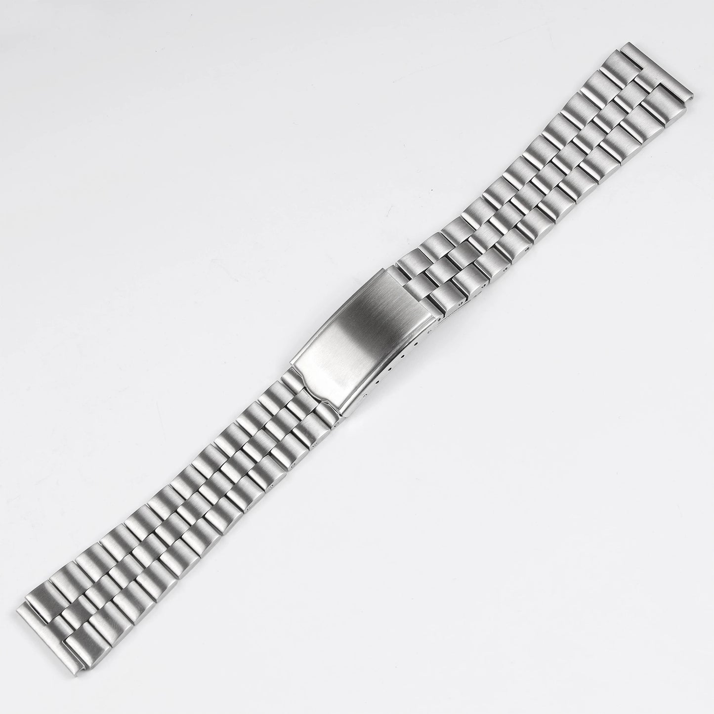 Bracelet de montre vintage en acier inoxydable brossé argenté 19*21mm pour SEIKO SKX 6138 6106 6119 4006 Sport 5, bracelet de poignet en métal