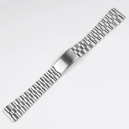 Bracelet de montre vintage en acier inoxydable brossé argenté 19*21mm pour SEIKO SKX 6138 6106 6119 4006 Sport 5, bracelet de poignet en métal