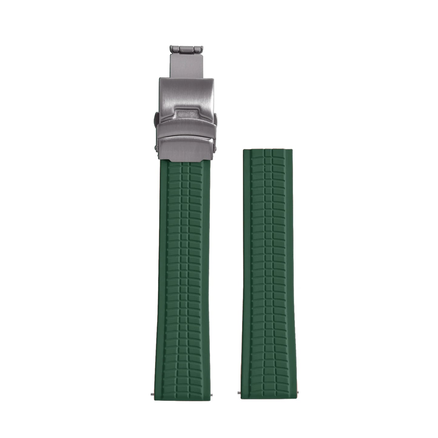 Bracelet de montre CTSFKM de haute qualité, 18mm 20mm 22mm, bandes en caoutchouc, boucle papillon à dégagement rapide, coupe sur la taille pour montre Patek Philippe