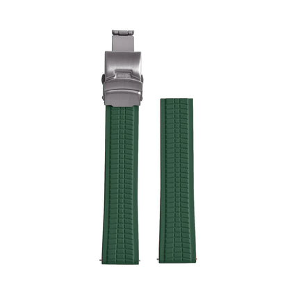 Bracelet de montre CTSFKM de haute qualité, 18mm 20mm 22mm, bandes en caoutchouc, boucle papillon à dégagement rapide, coupe sur la taille pour montre Patek Philippe