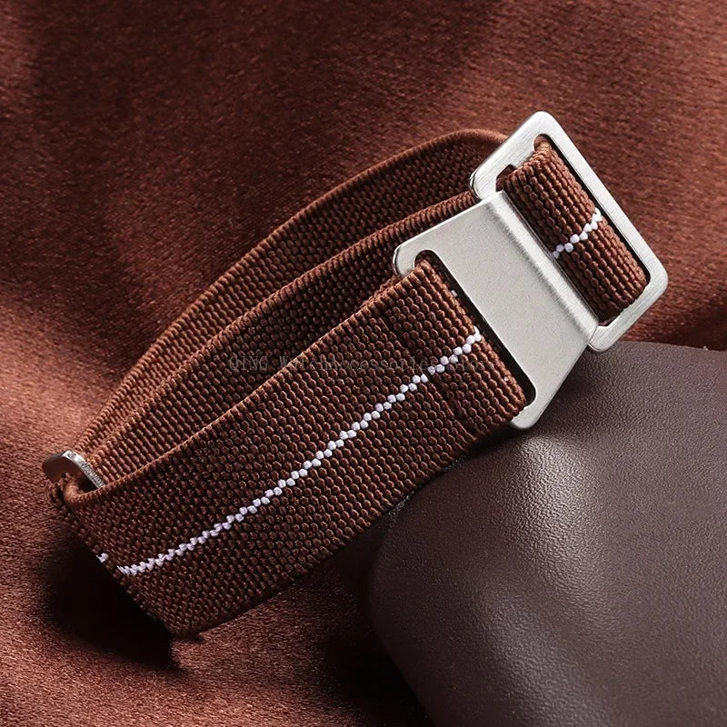 Cinturino in Nylon Elastico per Orologio 18/20/22mm, Cinturino Universale Sportivo Francese Paracadute per Uomini e Donne, Braccialetto per Smartwatch