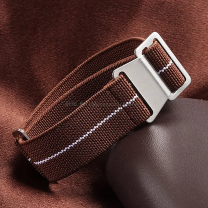 Cinturino in Nylon Elastico per Orologio 18/20/22mm, Cinturino Universale Sportivo Francese Paracadute per Uomini e Donne, Braccialetto per Smartwatch