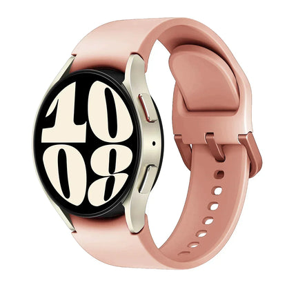 Bracelet en Silicone pour Samsung Galaxy watch 6 4 Classic, 47mm 43mm 46mm, bracelet de remplacement original incurvé pour montre 7 6 5 4 40mm 44mm