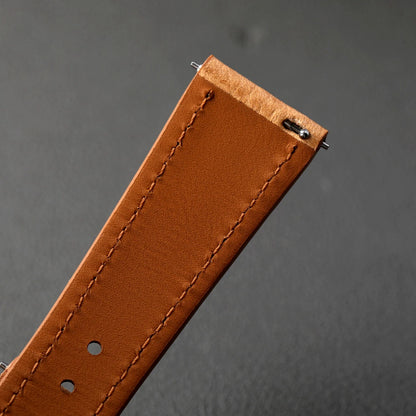 Cinturino in pelle italiana fatto a mano MBOX, 18 19 20 22MM, a sgancio rapido e flessibile, in pelle bovina a strato superiore, stile vintage S/M