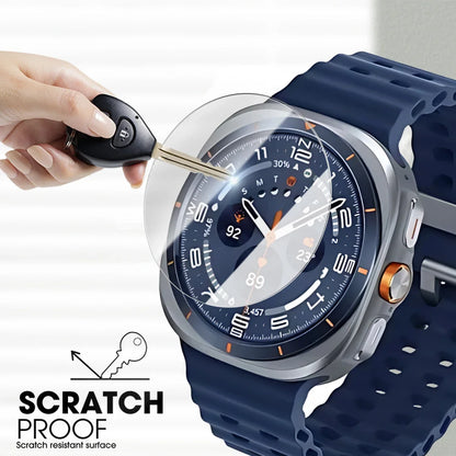 Tempered Glass Screen Protector for Samsung Galaxy Watch 8 40mm 44mm, Classic Protective Film, Auto-Alignment Installation Kit