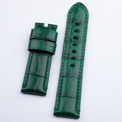 Accessoires universels, bracelet de montre en cuir de veau souple en bambou, 20/22/24mm, pour Tudor/TISSOT/Huawei/IWC/Omega, ceinture pour bracelet Panerai