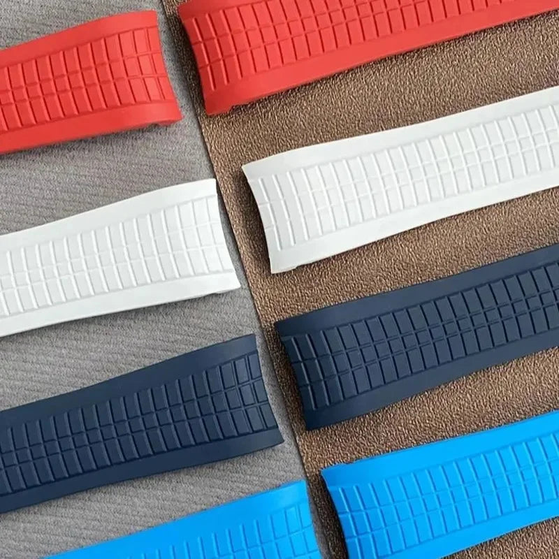 Nouveau Compatible avec Pate Philippe véritable Aquanaut Nautilus 5164/5167/5168/5968 hommes montre bracelet en caoutchouc fluoré Wacth bandes 2025