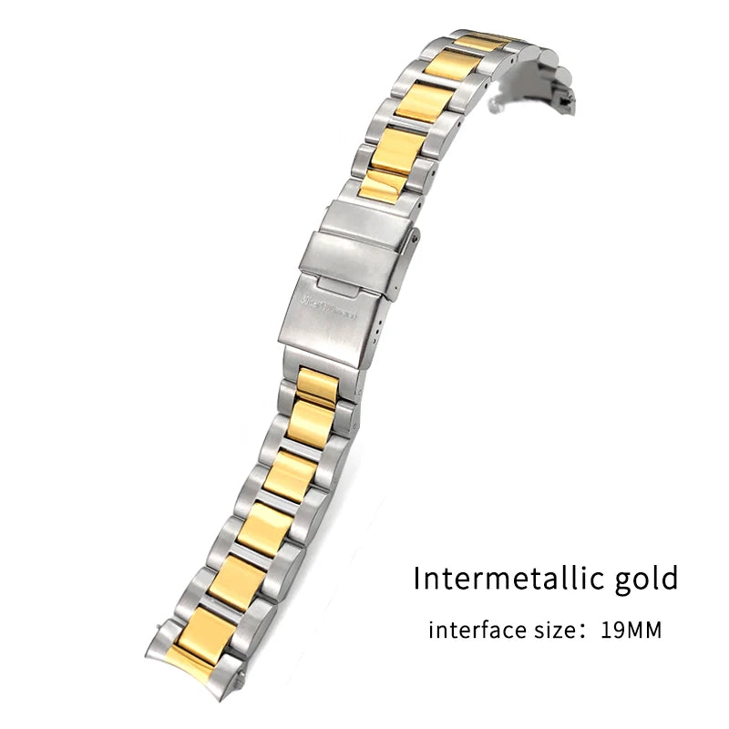 Bracelet de montre en acier inoxydable, 19mm, 21mm, 22mm, pour Longines Conquest HydroConquest L3.782 L3.641 L3.841, bracelet de montre en métal massif