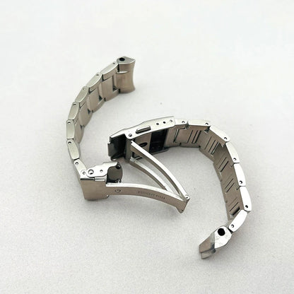 Cinturino per orologio Mod 20mm SPB185 SPB187, adatto per chiusura déployante per cassa Seiko, fibbia pieghevole, interfaccia curva