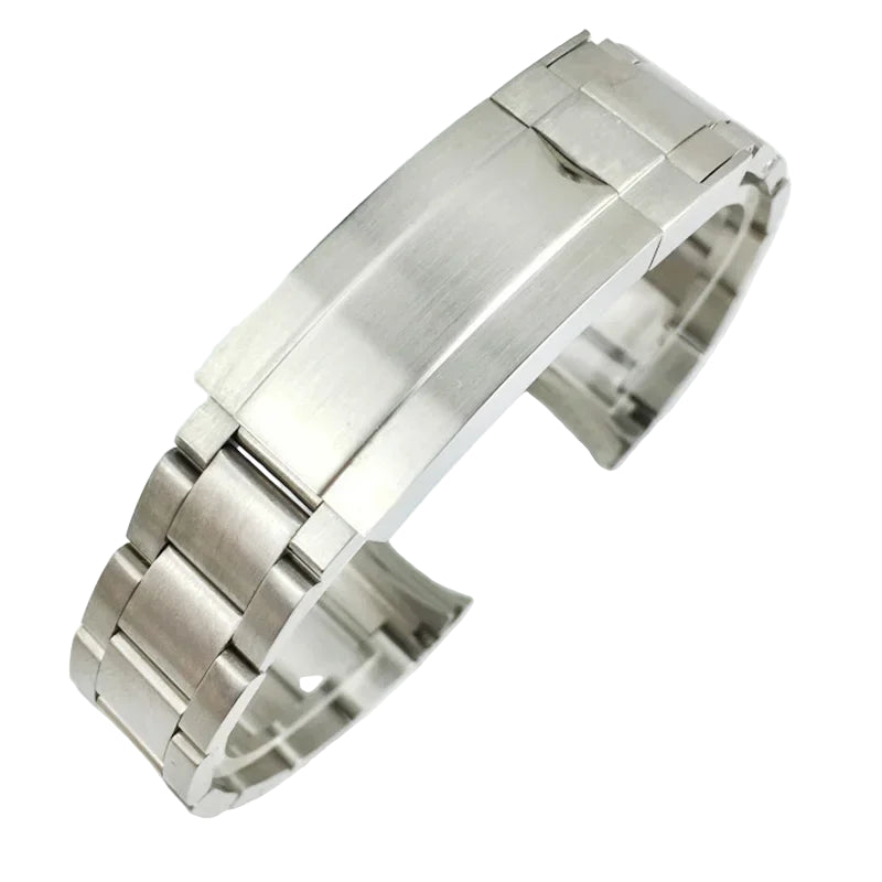 Watch strap for Rolex Submariner Daytona, solid steel - folding clasp