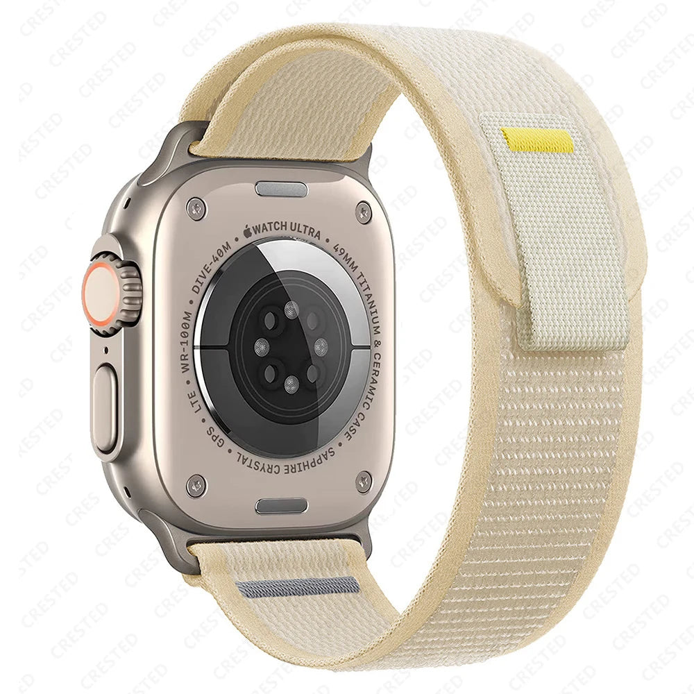 适用于 Apple Watch Ultra 3 2 的 Trail 回环式表带，49mm 46mm 44mm 45mm 40mm 41mm 42mm，兼容 iWatch 系列 11 10 SE 9 8 7 的表带 Correa