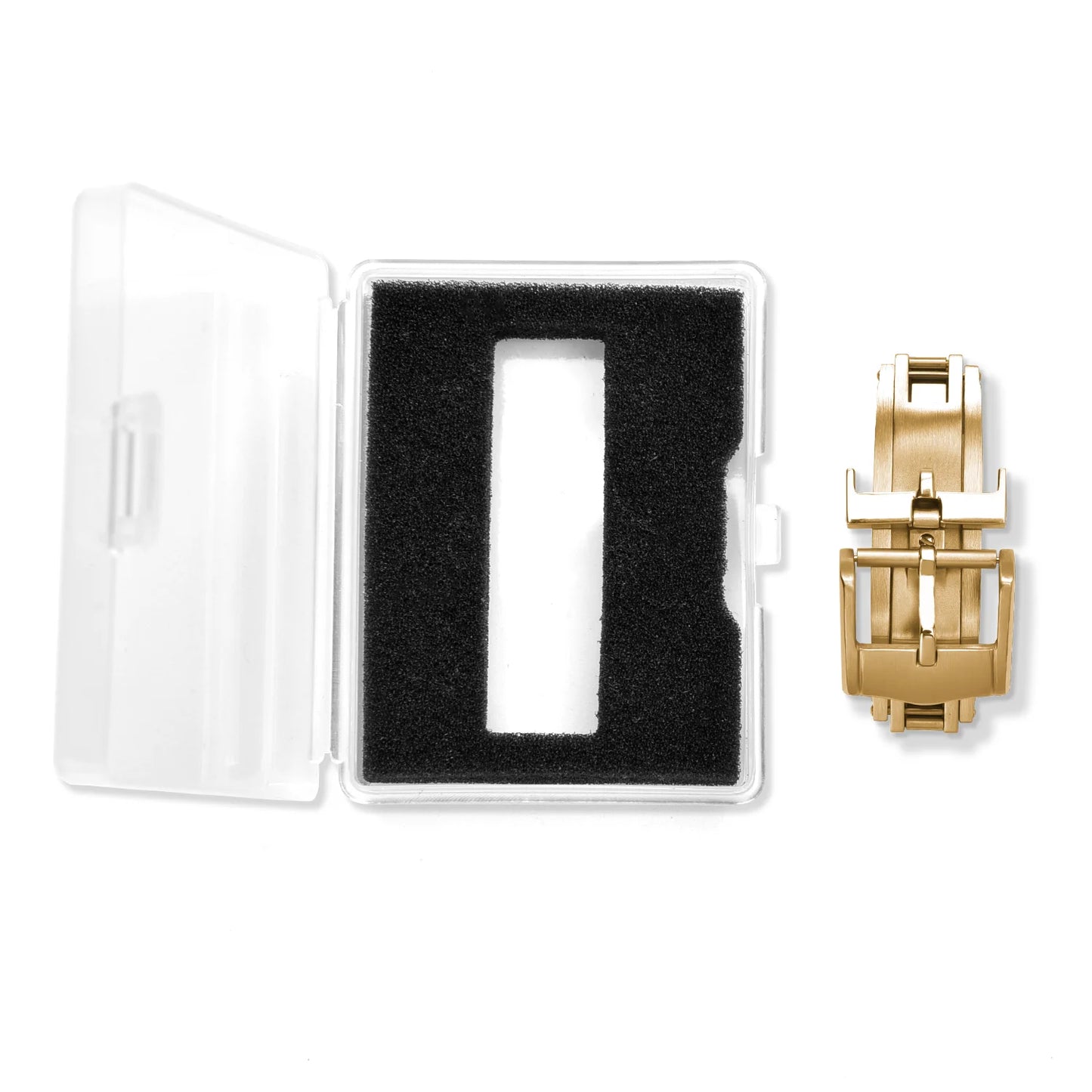 Fermoir déployant en acier inoxydable 16 mm 18 mm pour montres Delugs, boucle de montre pour Rolex Cartier Omega, fermoir pliant en métal pour bracelet