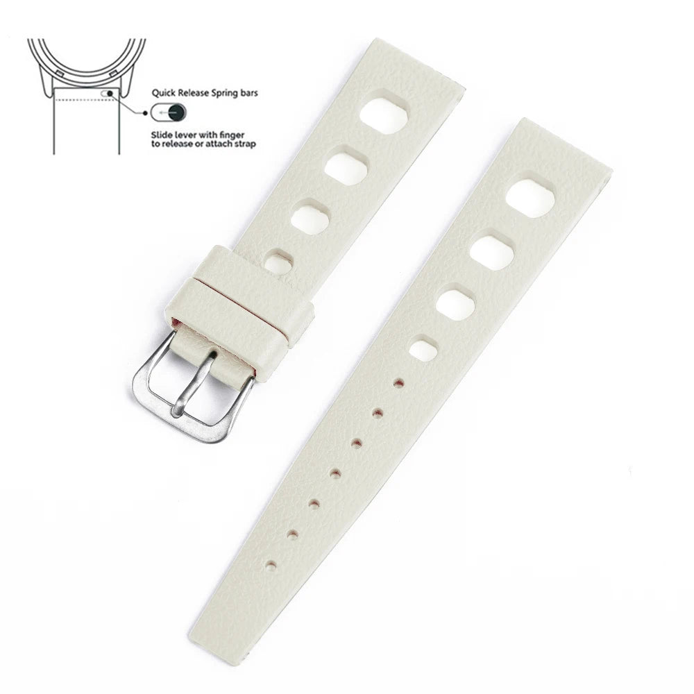 20mm 22mm bracelets tropicaux nouveau Design fluororubber FKM bracelets de montre à dégagement rapide FPM bracelets de montre pour montres de plongée accessoires