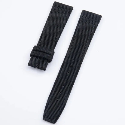 Universal Accessories Canvas and Leather Watch Strap for IWC PILOT Portugal Watch Strap 20mm 21mm 22mm Foldable Strap