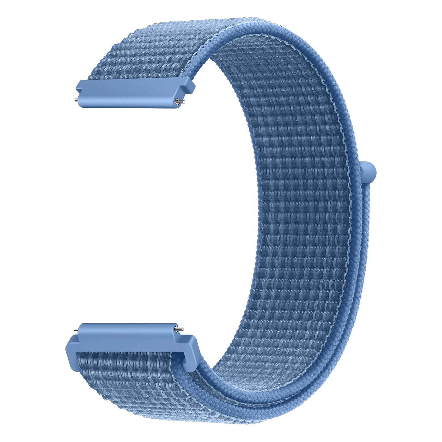 Bracelet à boucle en Nylon pour Amazfit Bip 6/5/GTS 4/3/2/2e/Mini/GTR 42mm/47mm/GTR 4/3 Pro Sport, 20mm/22mm, 2 bandes