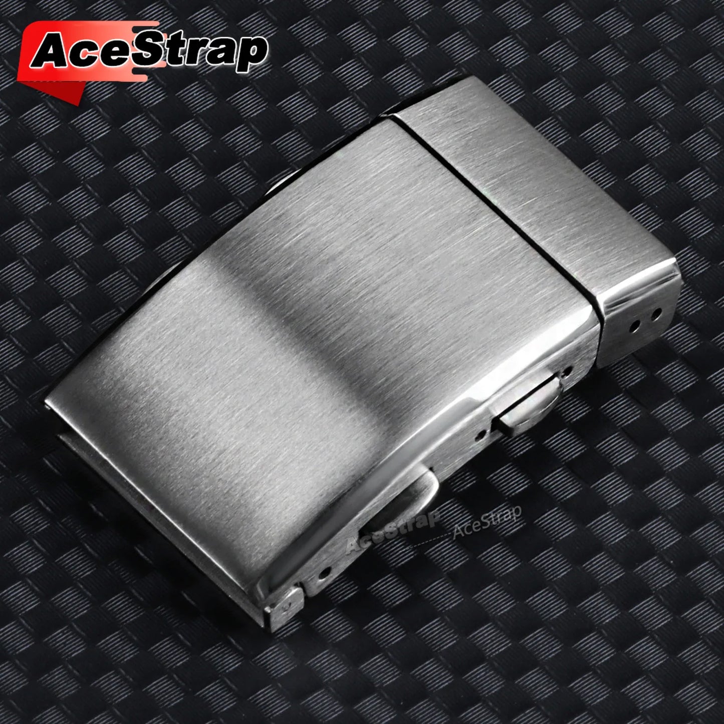 Boucle de montre en acier inoxydable 316L, 22mm 20mm 18mm 14mm 16mm, bouton de montre évolutif, Double sangle pliante, fermoir, accessoires de luxe