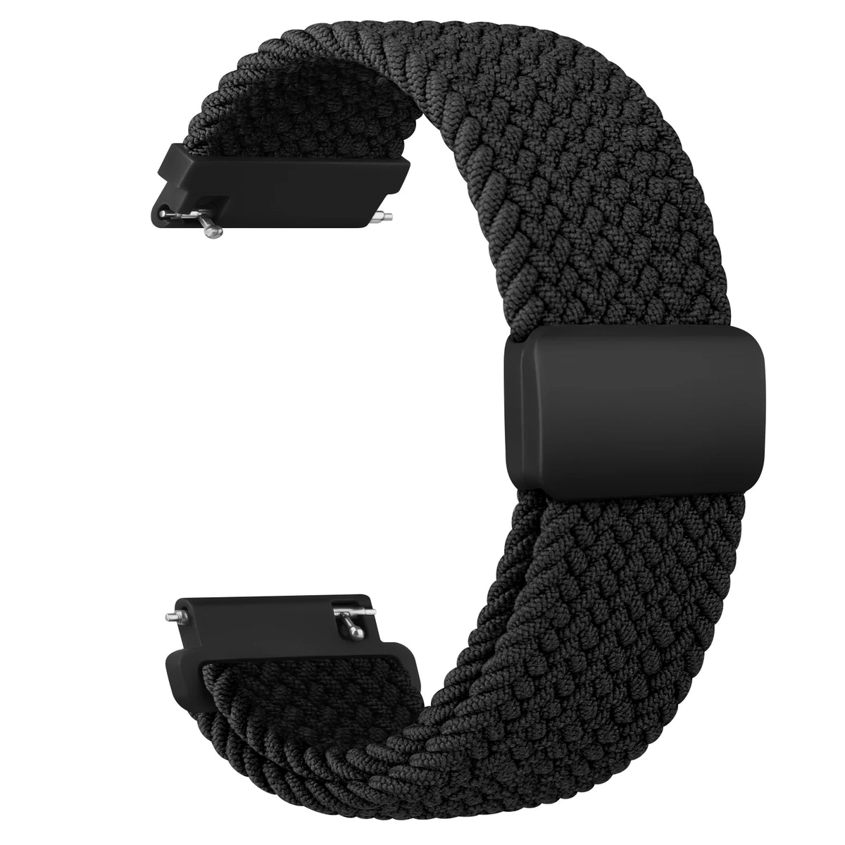 Bracelet magnétique tressé de 22mm pour Amazfit GTR 4 3 2 2e 3 Pro/GTR 47mm, Bracelet pour Amazfit BIP 6 5/Pace/Stratos 2S