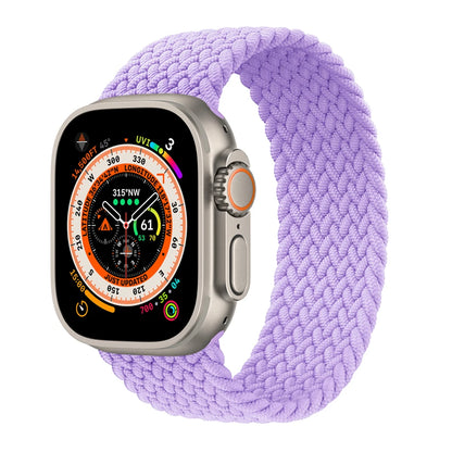 Bracelet tressé Solo Loop pour Apple Watch, 46mm 44mm 40mm 45mm 41mm 42mm, Correa, iWatch Series 11 10 9 SE 8 7 6 5 4 3