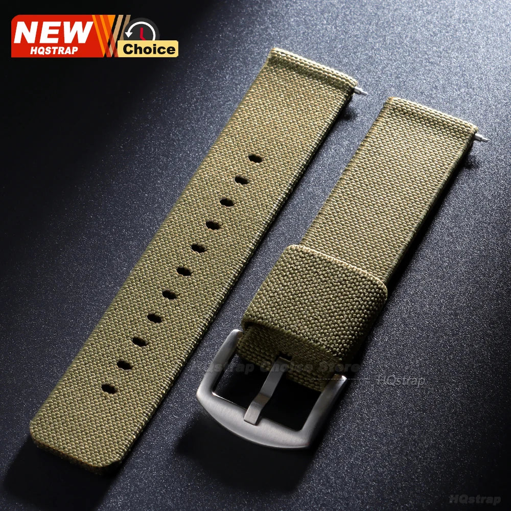Nuovo cinturino per orologio elastico in nylon intrecciato, 18mm 20mm 22mm, universale, a sgancio rapido, per orologio militare, braccialetto per donne e uomini