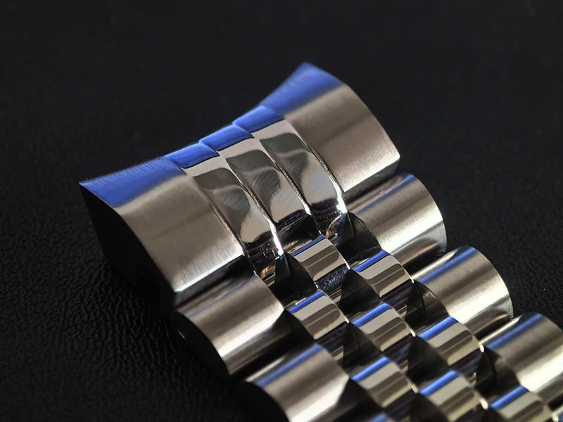 Bracelet de montre en acier inoxydable Angus-J Louis 20 mm compatible avec les modèles Seiko Sumo SBDC001 SBDC031 SBDC033 SBDC081