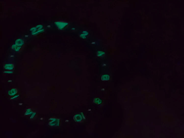 Repuestos para relojes Seiko SKX007/009, nuevos. Reemplazo para la serie 5 Sports SRPD con inserto de bisel de cristal de zafiro GMT
