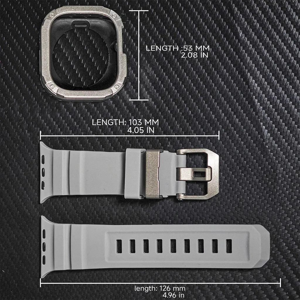 Cinturino + Custodia per Apple Watch 46mm 45mm 44mm 40 41mm per Iwatch Series 6 5 4 SE Accessori