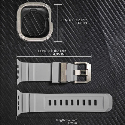 Cinturino + Custodia per Apple Watch 46mm 45mm 44mm 40 41mm per Iwatch Series 6 5 4 SE Accessori