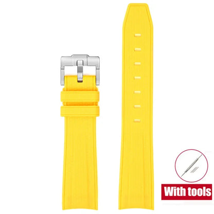 Bracelet de plongée Joint MoonSwatch 20mm pour Omega X Swatch hommes femmes Arc extrémité incurvée Bracelet en caoutchouc TPU pour outils de Bracelet de montre Rolex