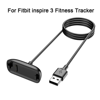 Chargeur USB 100cm pour Fitbit Inspire/Inspire 2/Inspire 3, câble de chargement avec clip, station d'accueil pour Fitbit Inspire HR/ACE 2/ACE 3