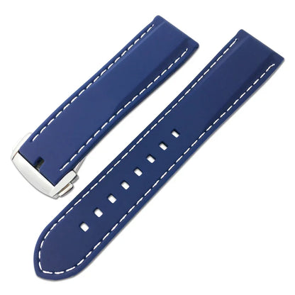 Soft Natural Rubber Watch Strap, 18mm 20mm 22mm, Suitable for HUAWEI GT SEIKO SKX IWC Tudor 19mm 21mm, Silicone for Tissot Diving Bracelet