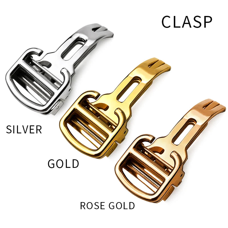 Cinturino per orologio in pelle di alligatore americano per Cartier TANK SANTOS Ballon Bleu, in pelle di coccodrillo 17mm 18mm 19mm 20mm 23mm 22mm