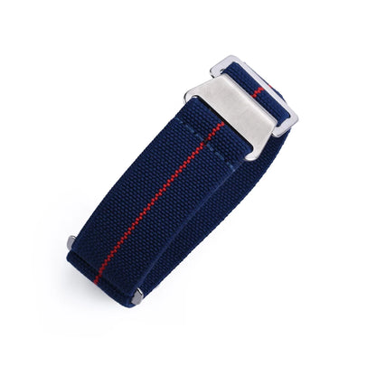 French Army Nylon Strap from the 60s, 20mm 22mm, for Parachute, Elastic, Nylon, Black, Blue, Green, Grey, Universal Fabric Watch Strap for Men