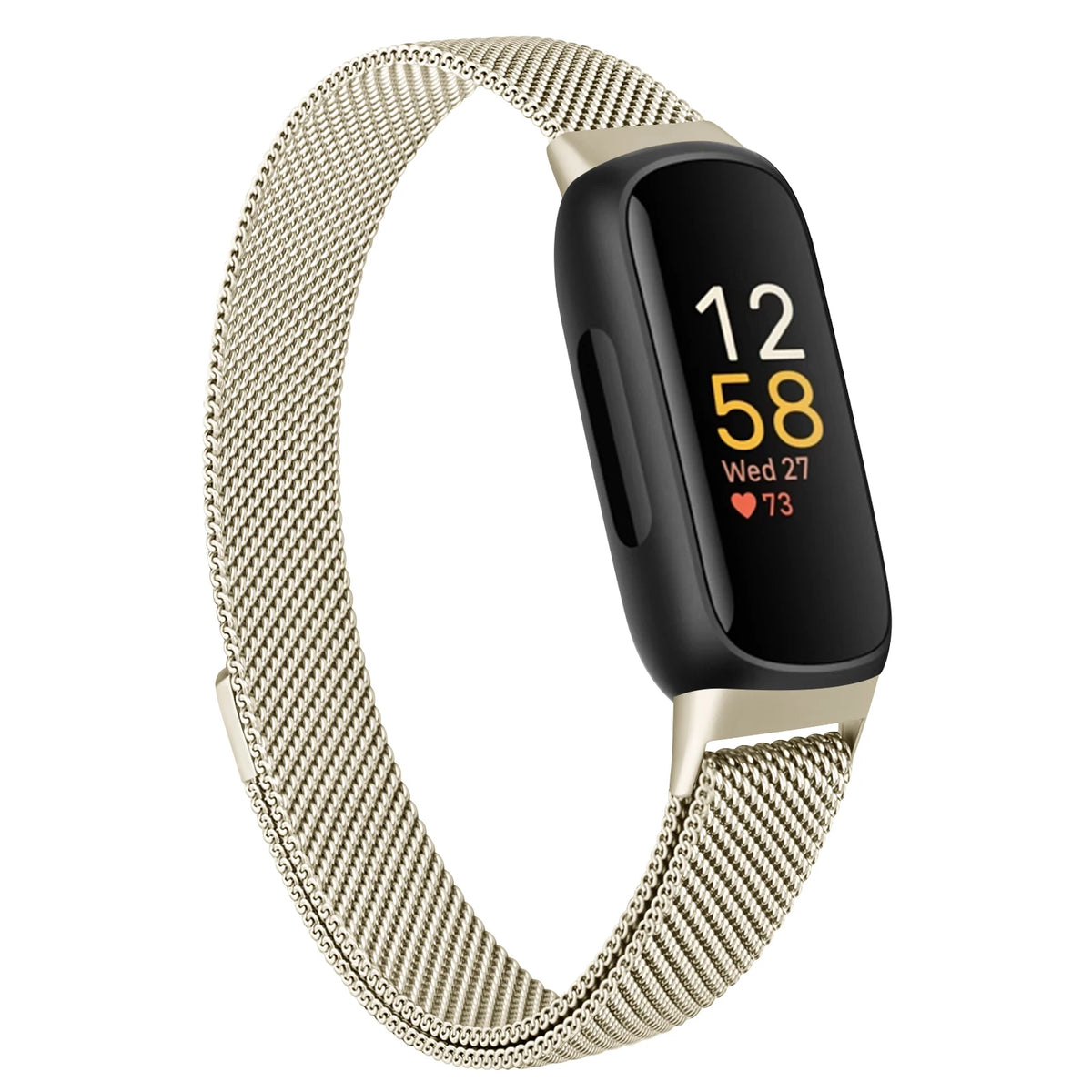 Bracelet à boucle magnétique en métal pour Fitbit Inspire 3, Bracelet de montre en acier inoxydable pour Fitbit Inspire 3