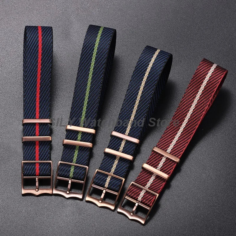 Cinturino militare in nylon da 20 mm 22 mm, cinturino in tela premium per Tudor Army, cinturini in tessuto Seiko per Rolex, cinturini per uomo e donna