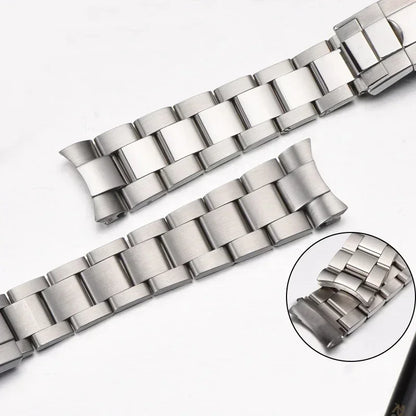 Watch band for Rolex Submariner Daytona, Yacht-Master Gstuff, foetal locking clasp, 904 steel watch band, watch straps, 20mm, 21mm